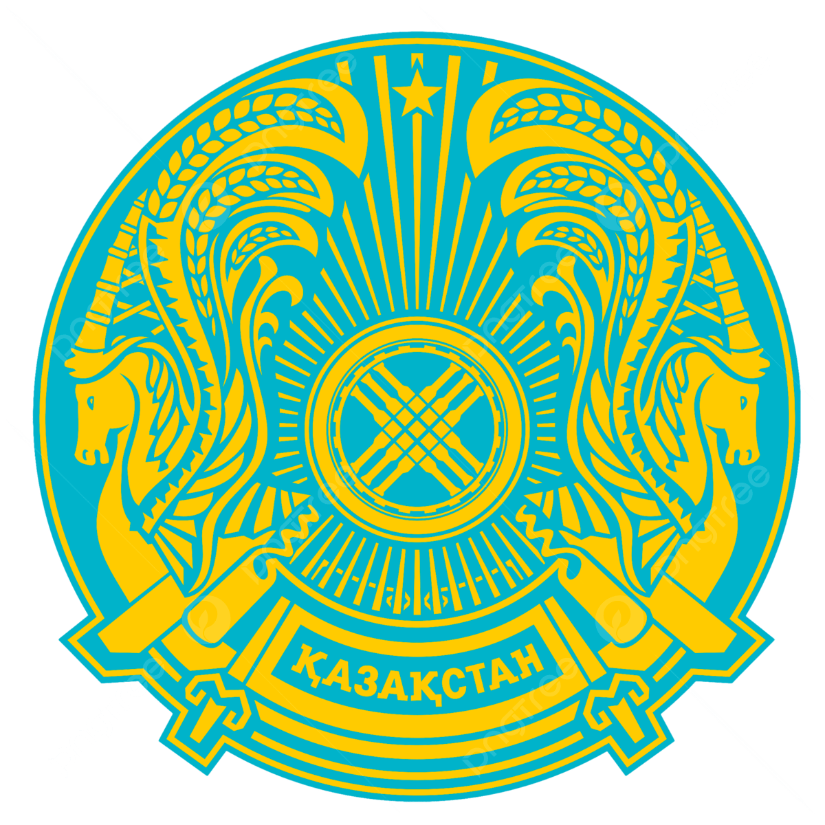 Флаг Казахстан